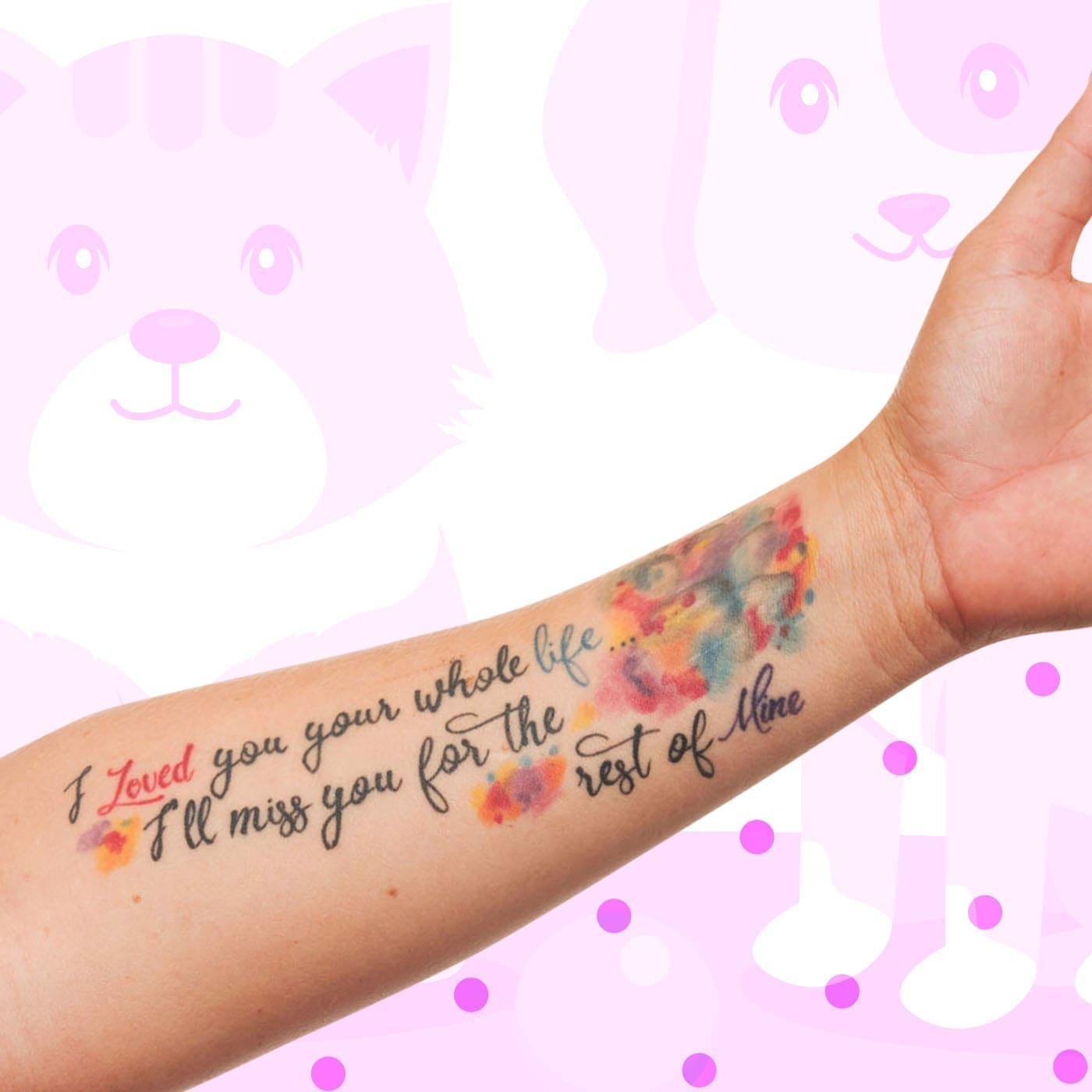 Kristie's Permanent Ink Tribute to her past red nose pit bull Nala.