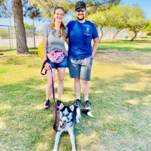 Dog reactivity training and dog leash training with a force free dog trainer in Glendale, AZ.