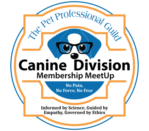Kristie is a proud member of the Pet Profession Guild, a positive reinforcement dog training association.