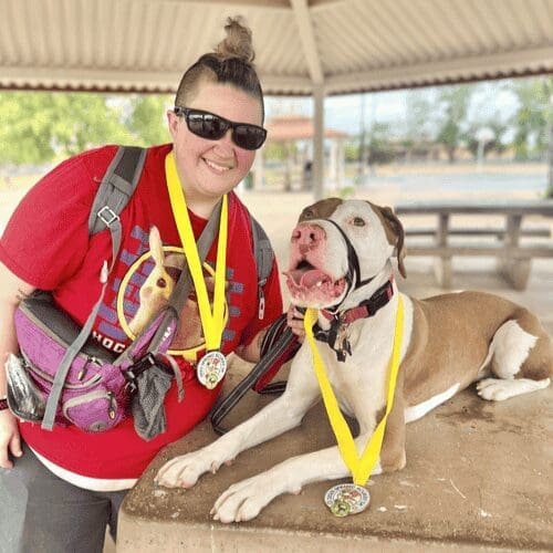 Vanessa Mahoney a pet sitter and dog walker with FurBabies & Friends.