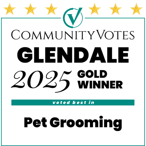 Furbabies & Friends 2025 Glendale Community Votes Gold Winner for Dog Grooming in Glendale, AZ.